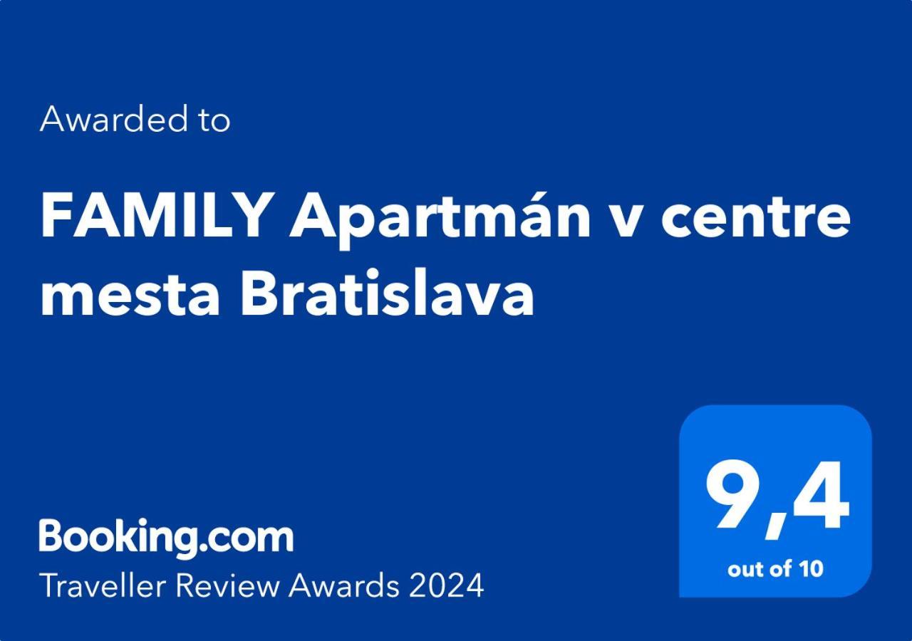 Family Apartman V Centre Mesta Bratislava Apartman Kültér fotó